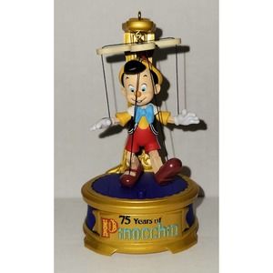 Disney Hallmark Keepsake Pinocchio Ornament 75th Anniversary Marionette O27